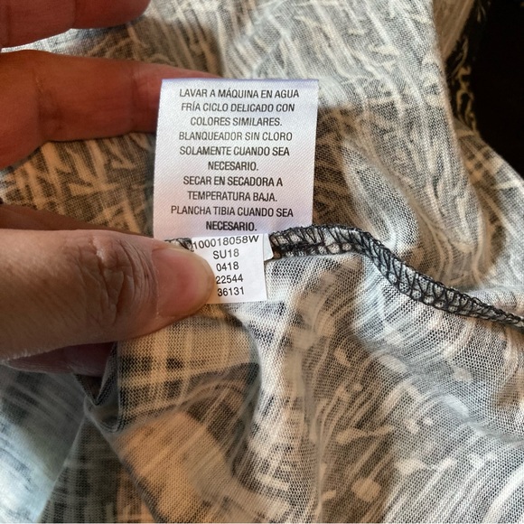 Bohemian Women's Plus Blouse Top Aztec Short Sleeve Tassels High Low Womens 1X - Picture 13 of 16